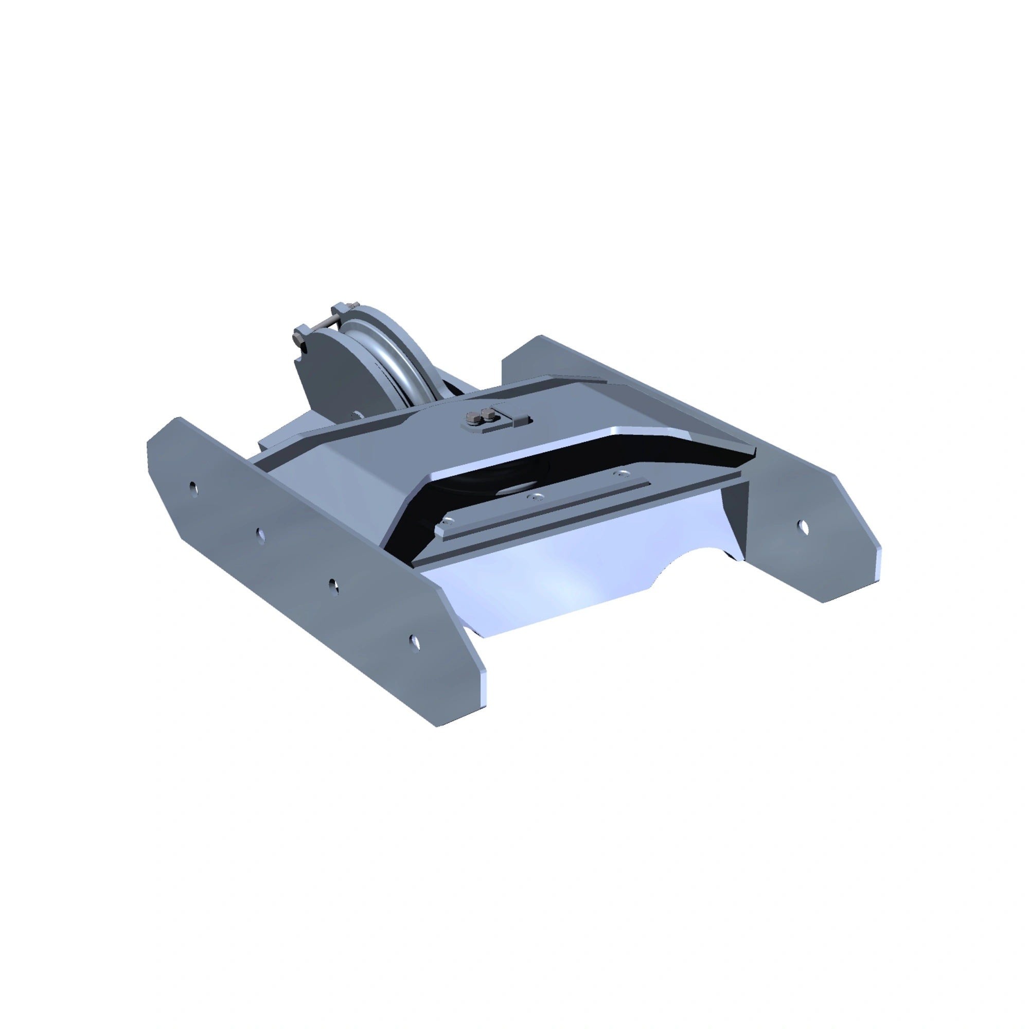 Chariot fixe DRC above frame (poulie 12 po et poulie horizontale)
