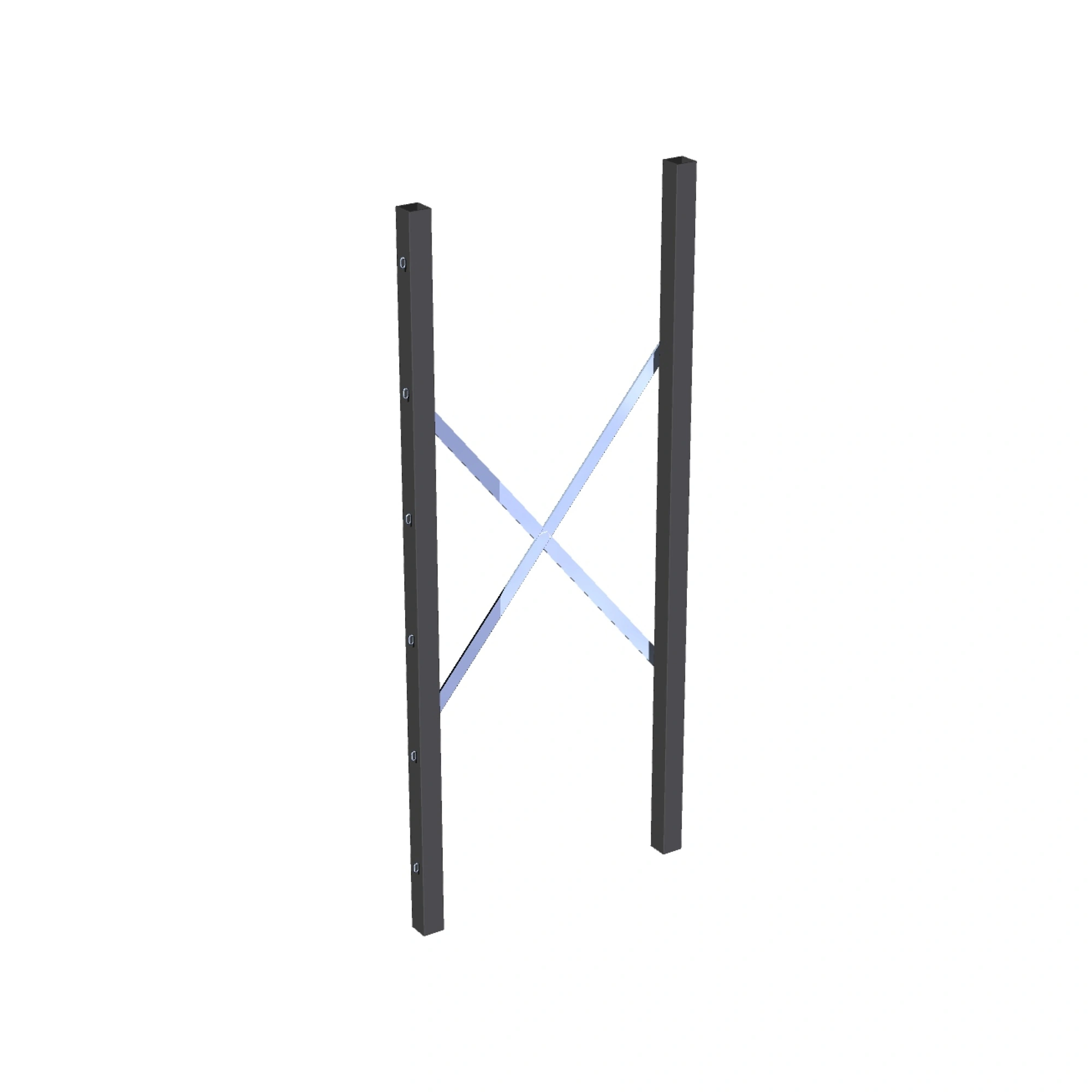 Structure de rack a toile fix