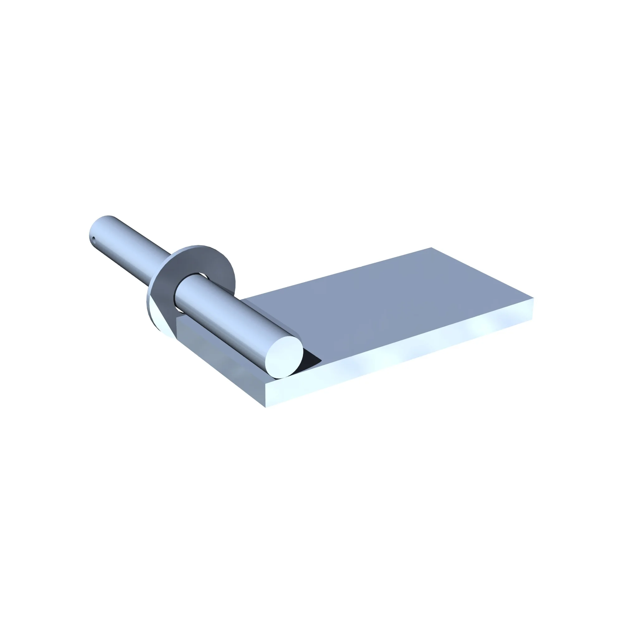 Penture male 10 » pour porte a ouverture lateral de cont. transroulier