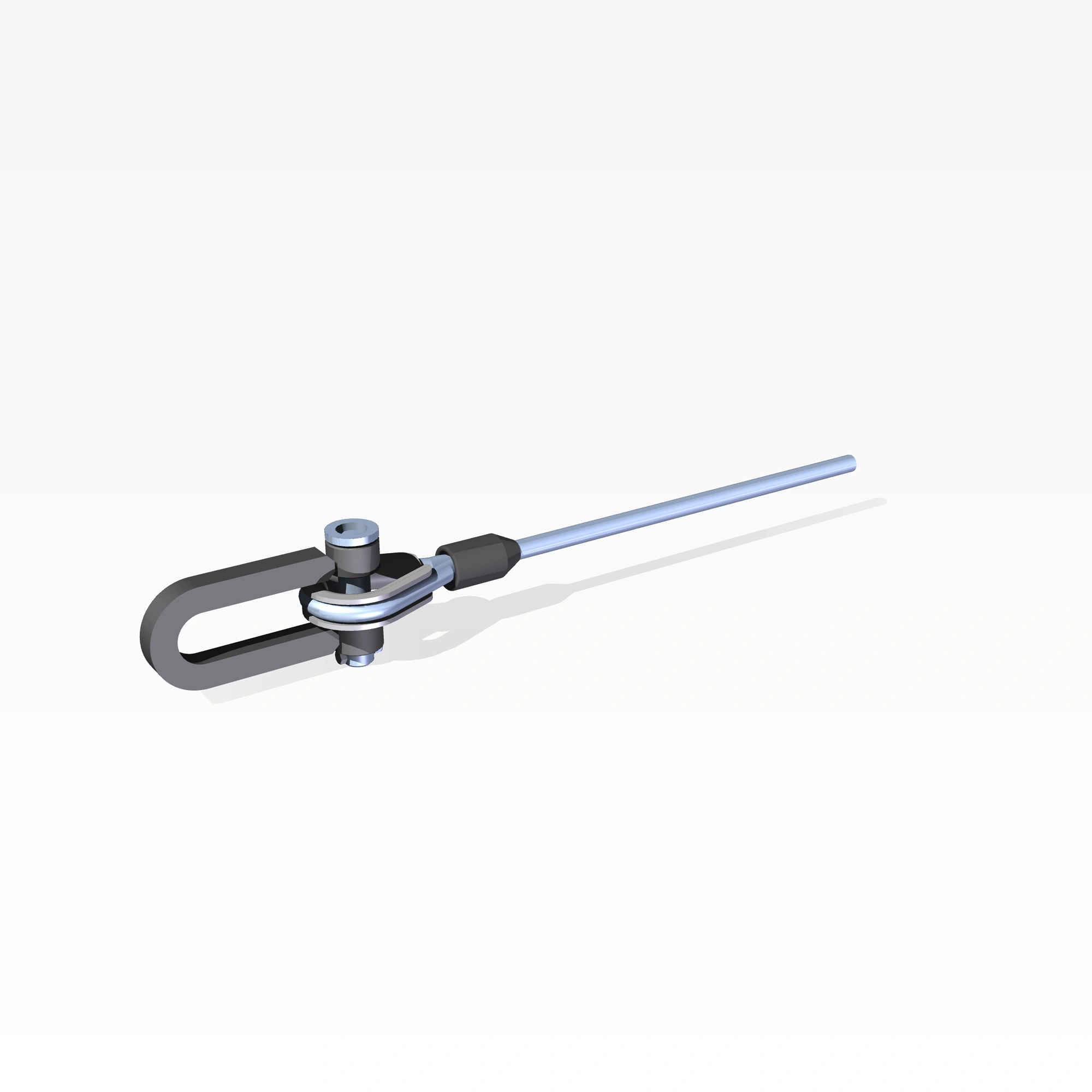 Câble d piacier 6×26 1 po x 46 pi avec cosse