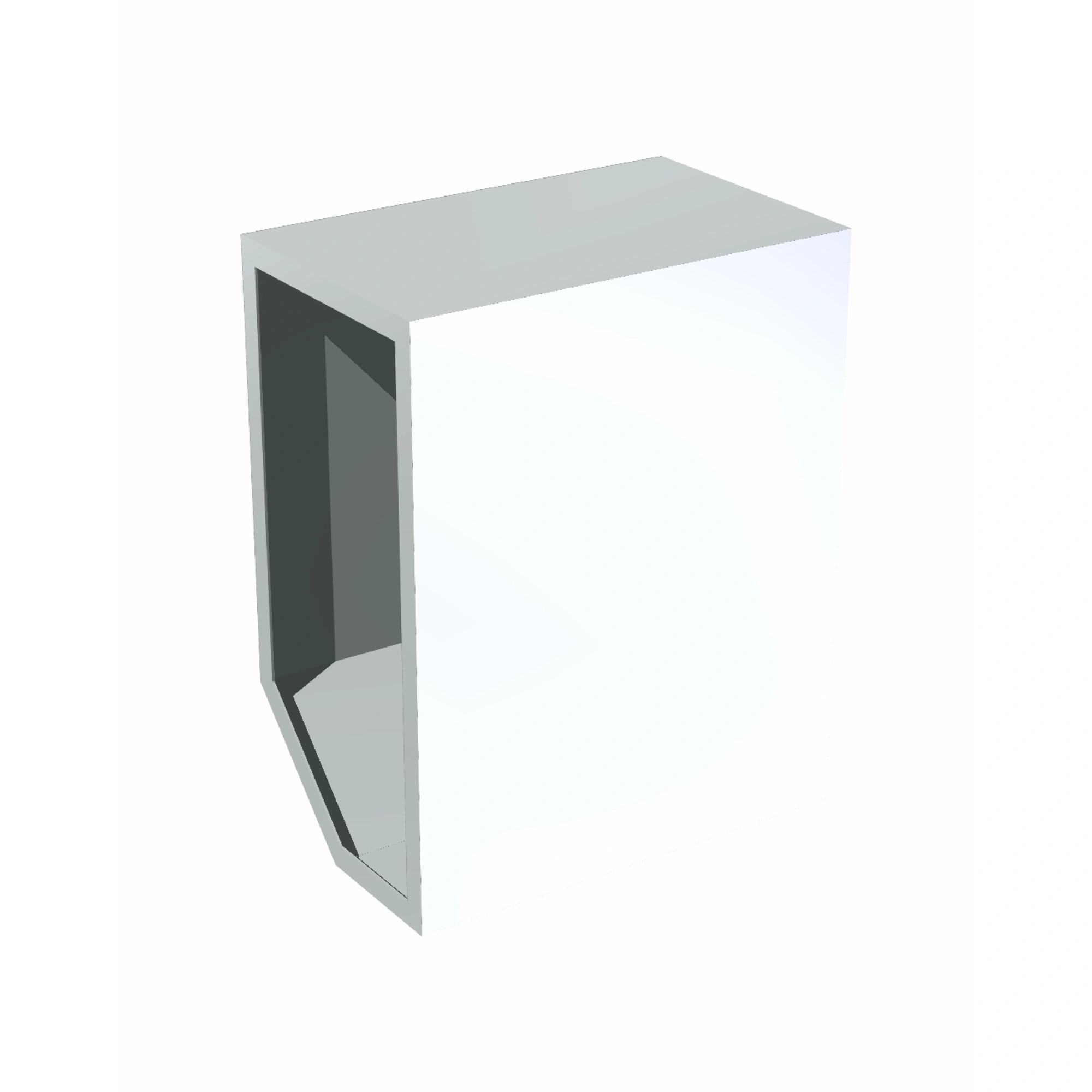 Coffre aluminium checker plate 1 porte 24 po lo x 15 po la x 30 po haut, porte lateral avec cadenas