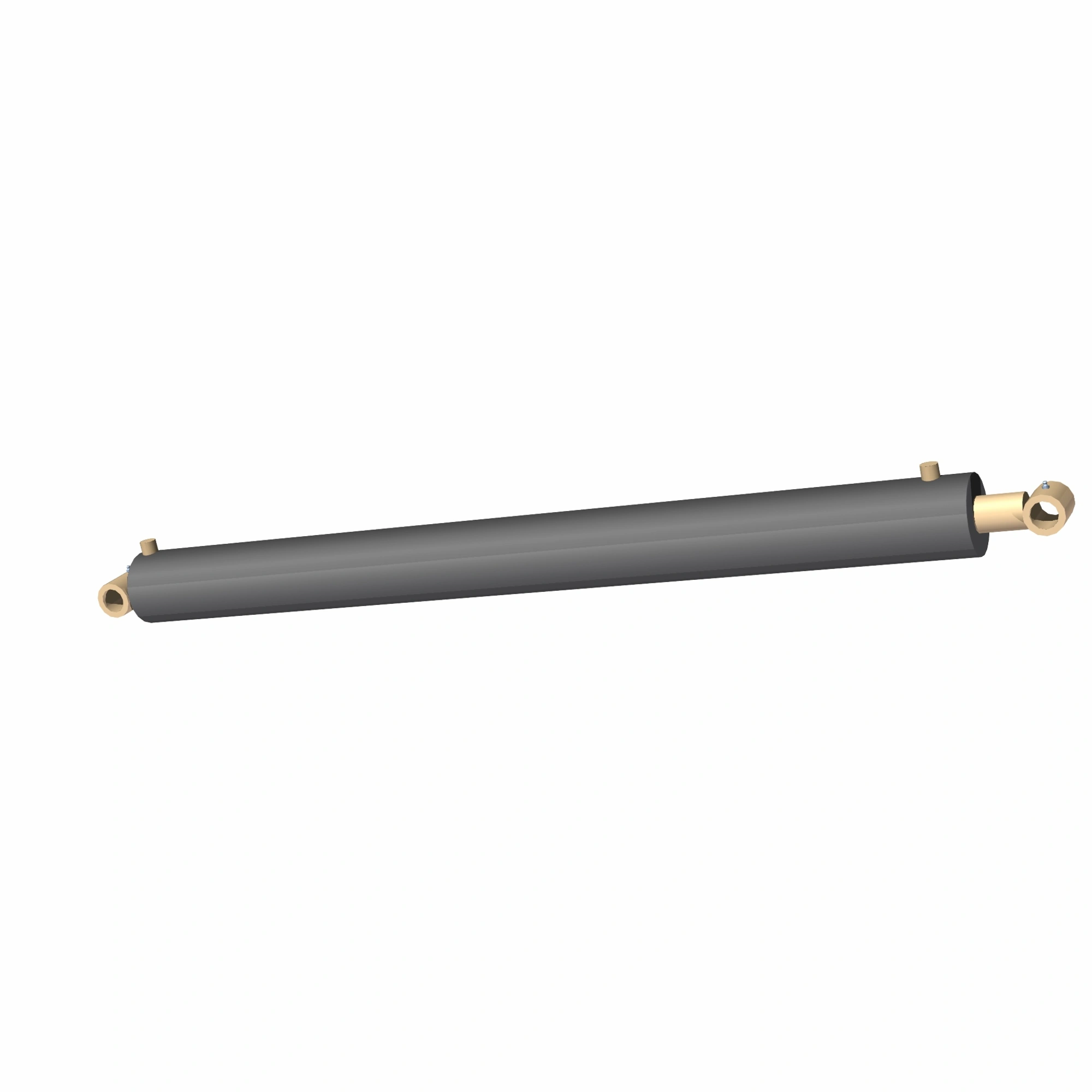 Cylindre , 4 po bore, 2 po tige, c.c. ferme 48 po avec bushing au 2 bout