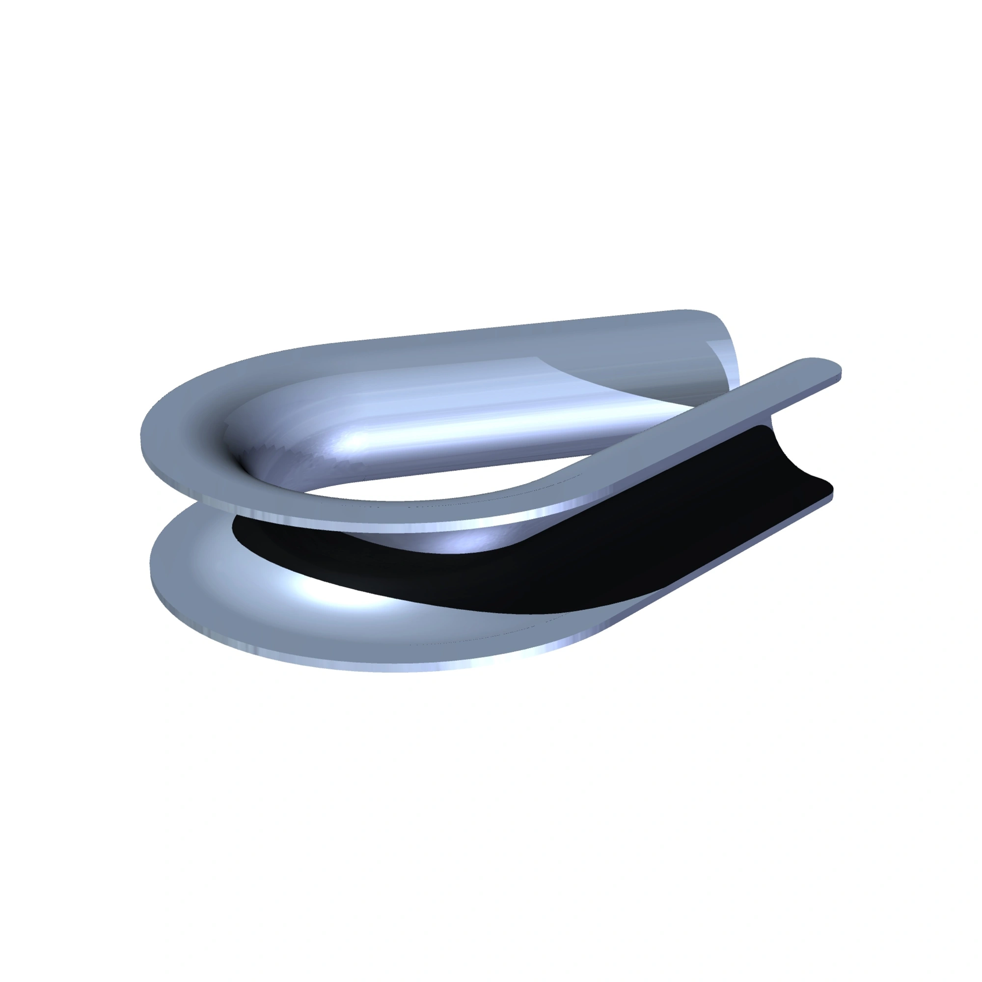 Cosse galvanisee pour cable d&rsquo;acier 7/8 po