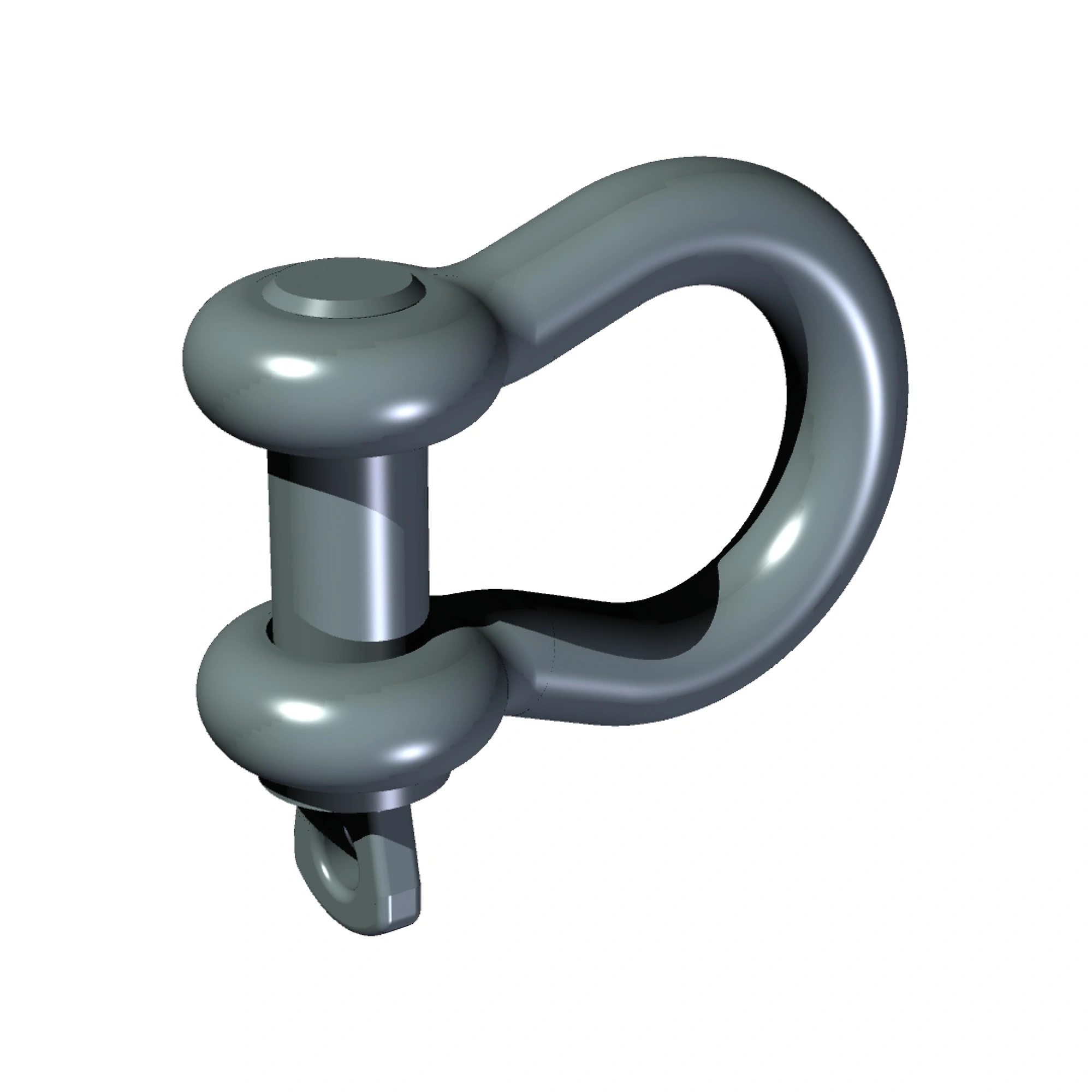 Manille d&rsquo;ancrage zinc 5/8 po vissee