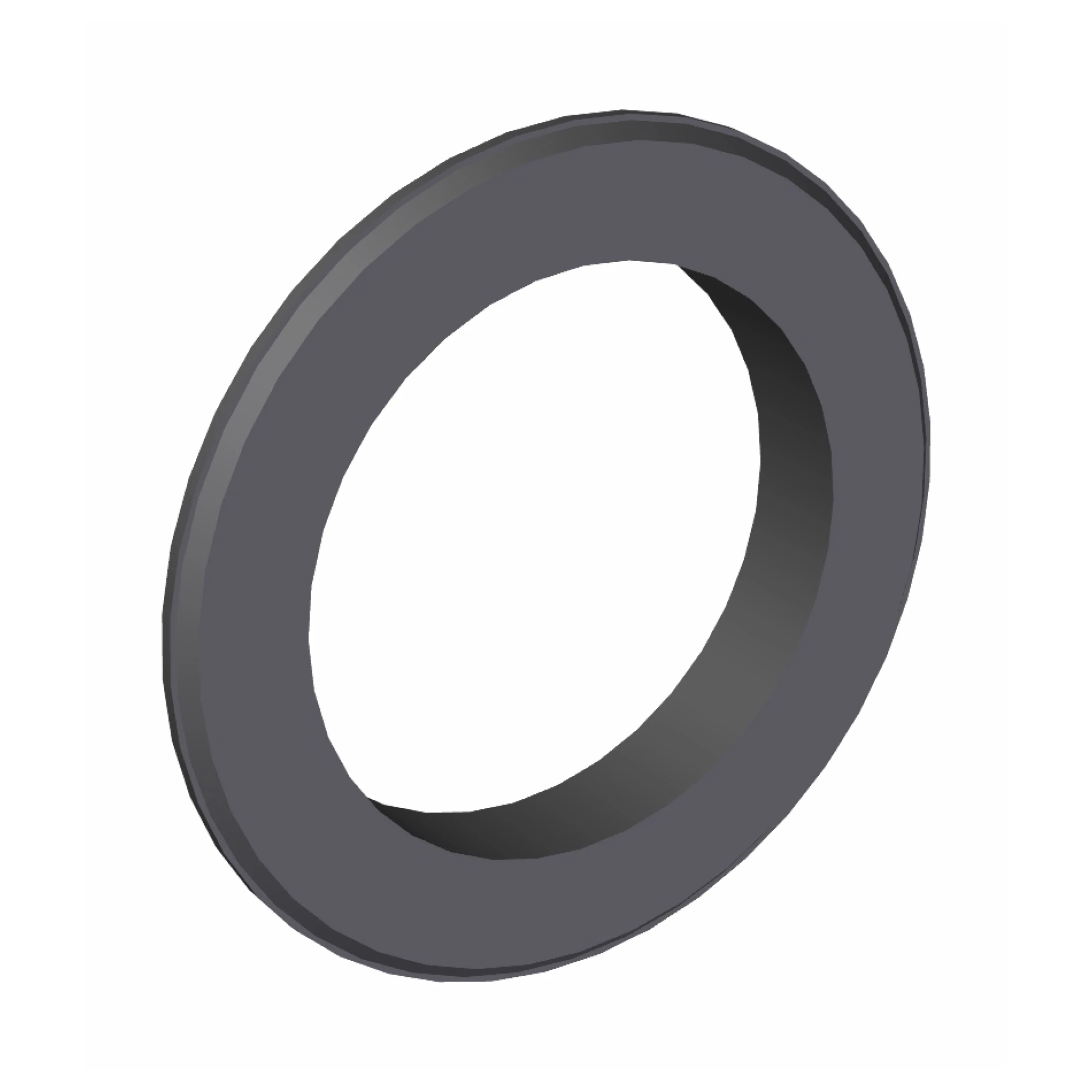 Bague de montage en caoutchouc fermé 2-1/2&Prime;