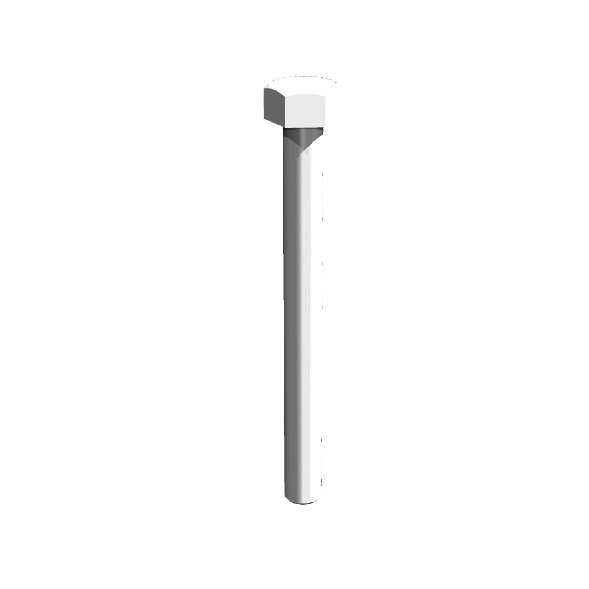 Boulon hex zinc 3/8 po x 4 po grade 5 nc