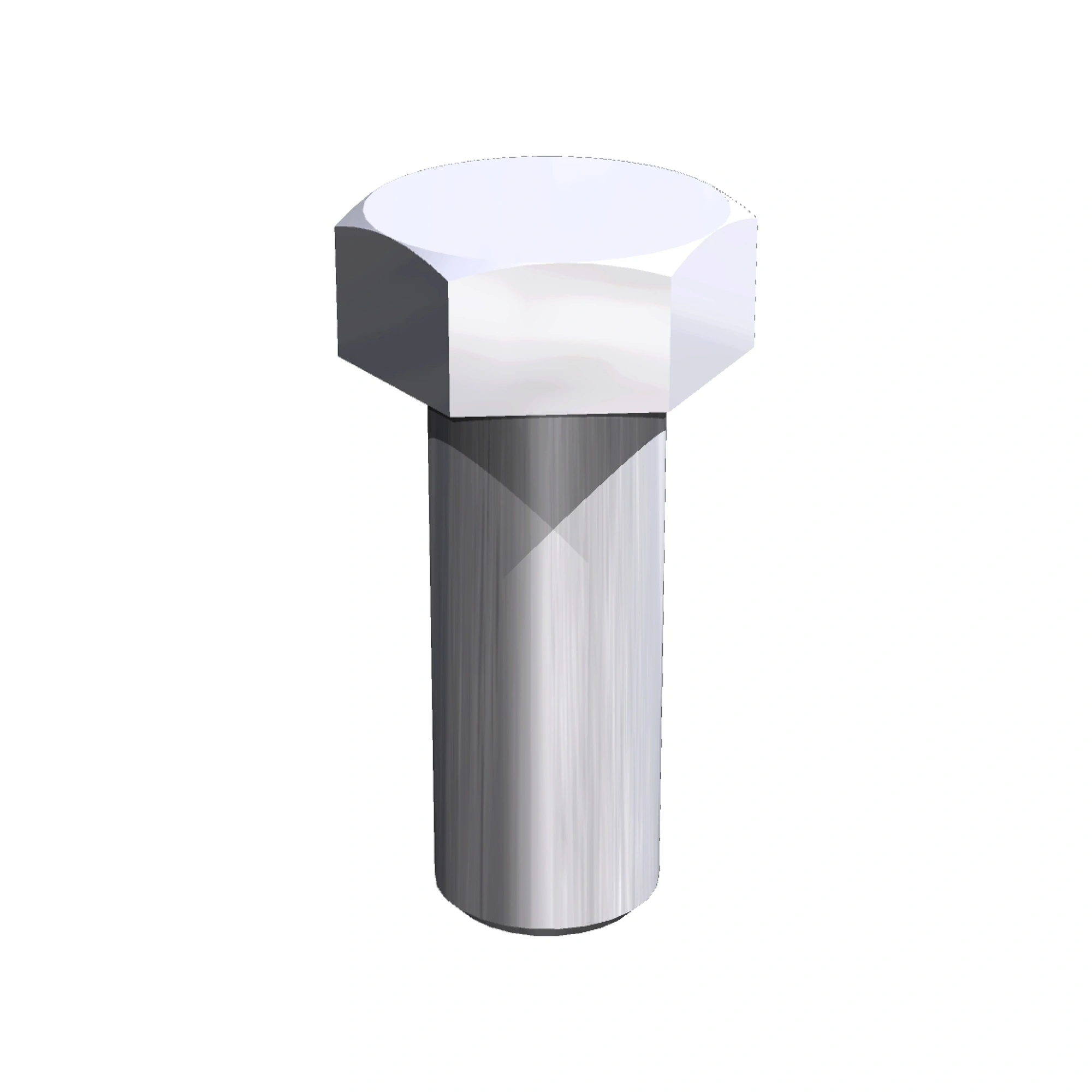 Boulon hex zinc 1/2 po x 1 1/4 po grade 5 nc