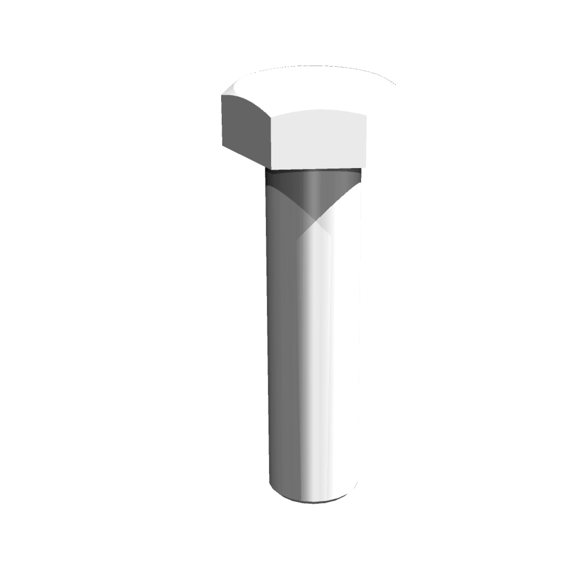 Boulon hex zinc 1 po x 4 po grade 5 nc