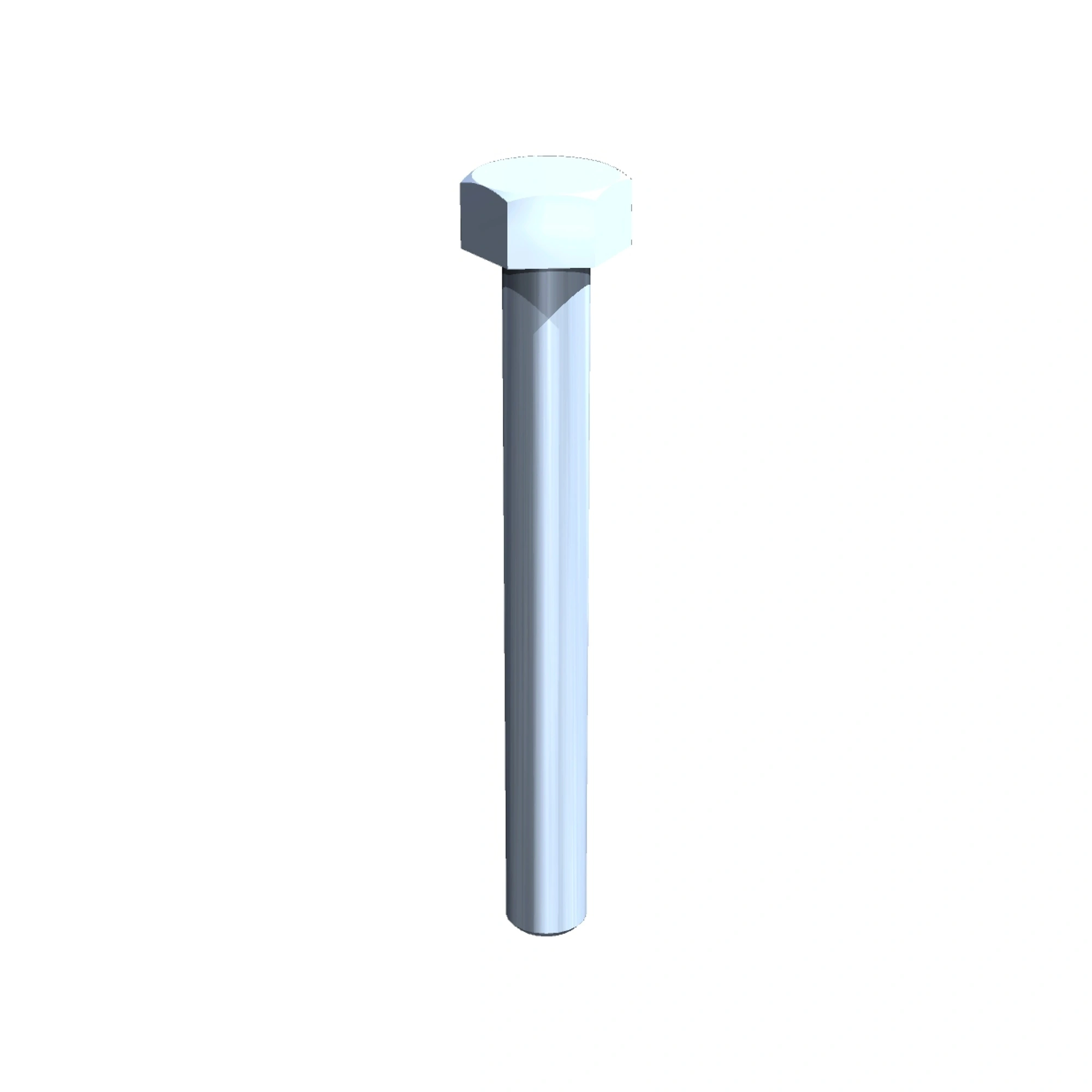 Boulon hex zinc 3/8 po x 3 1/4 po grade 5