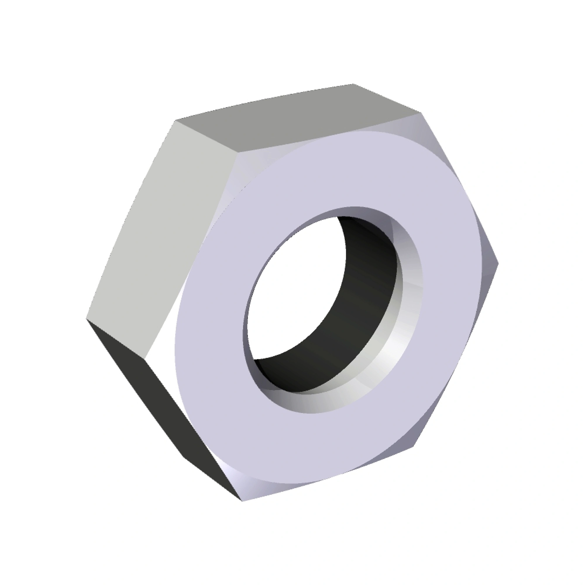 Ecrou hex zinc 3/8 po grade 5 nc