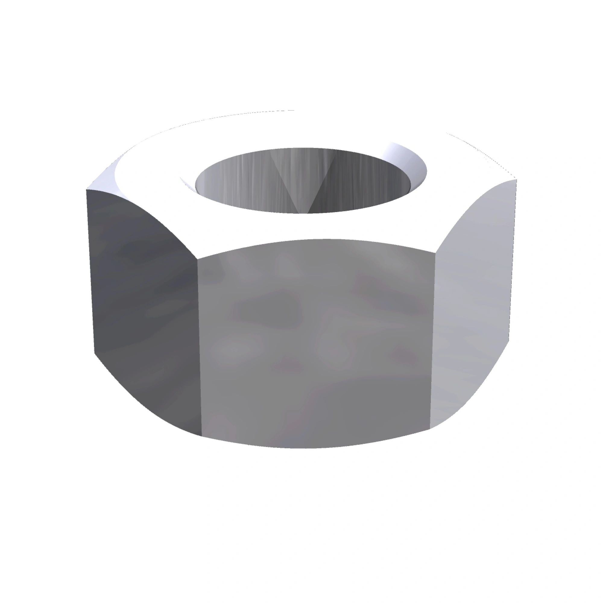 Ecrou hex nylon zinc 1 po grade 5 nc