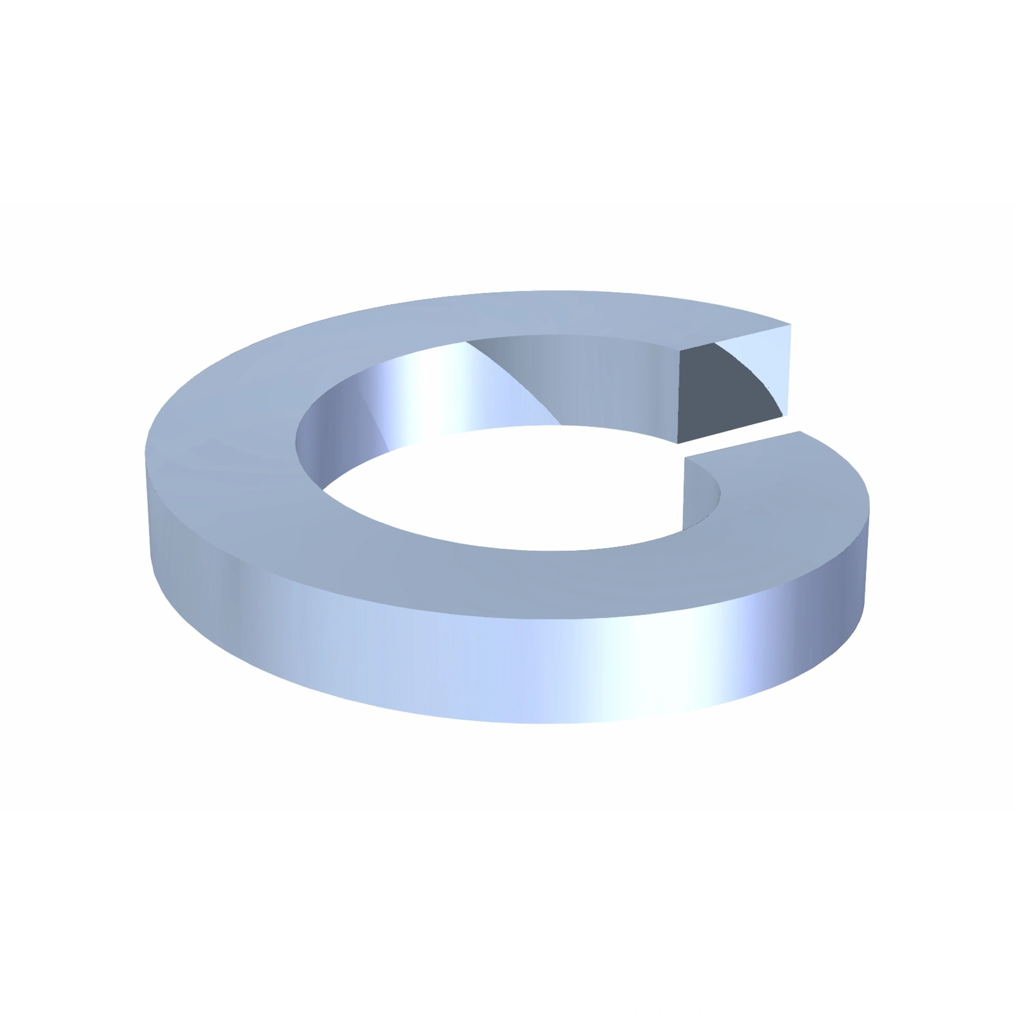 Rondelle lock zinc 1/2 po
