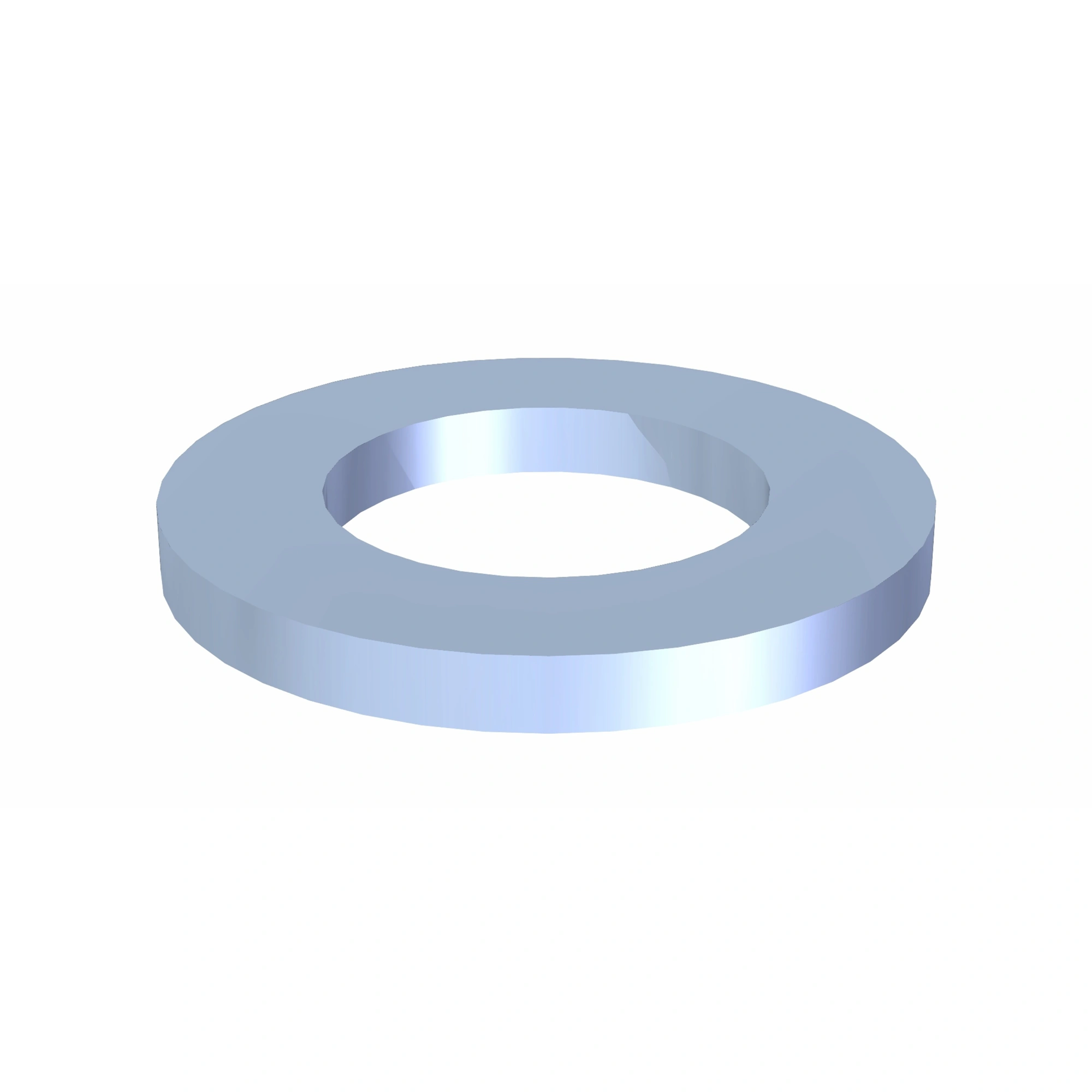 Rondelle structurale zinc 1 po b.s. (1 1/16 po diamètre intér. x 2 po diamètre extér.)